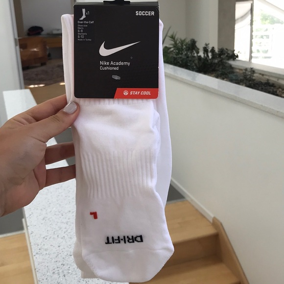 white nike socks academy